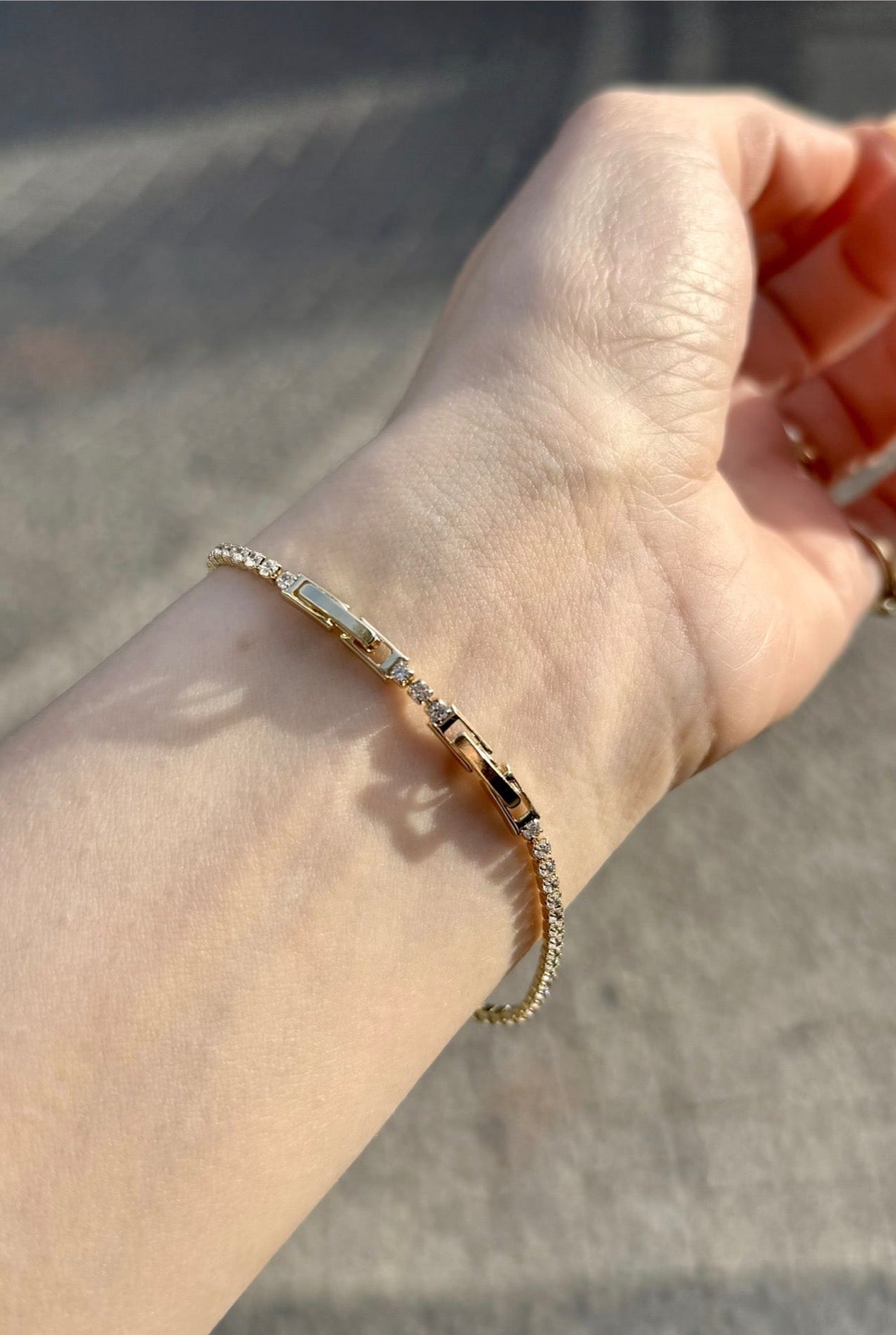 VIP İnce Su Yolu Bileklik 17 + 2 cm 14K