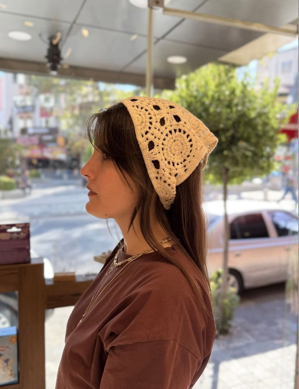 Örme Üçgen Bandana