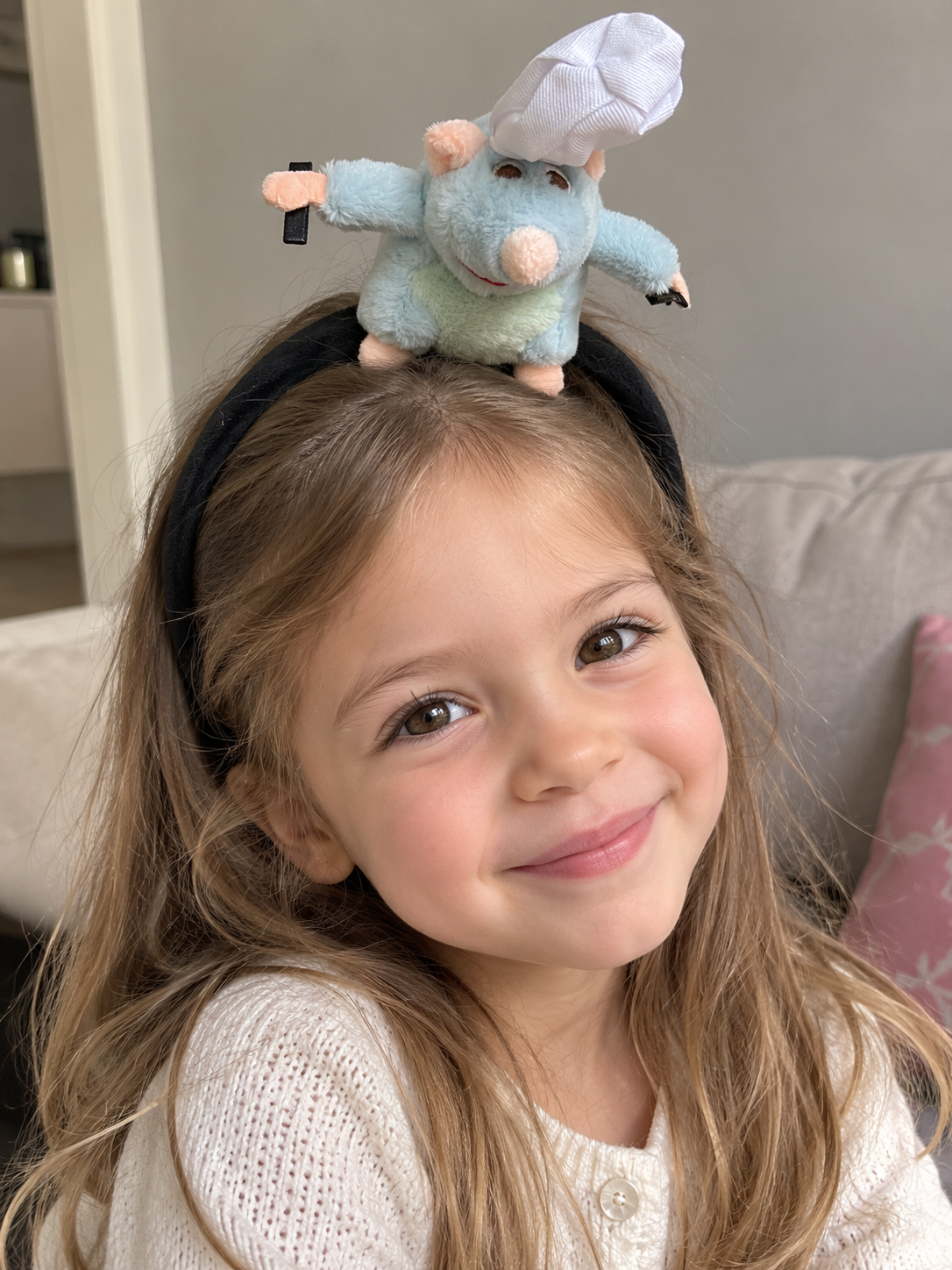 Peluş Aşçı Ratatuy Taç Toka
