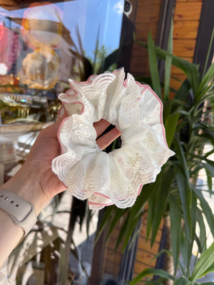 Çiçek Desen Fistolu Simit Toka Yeşil