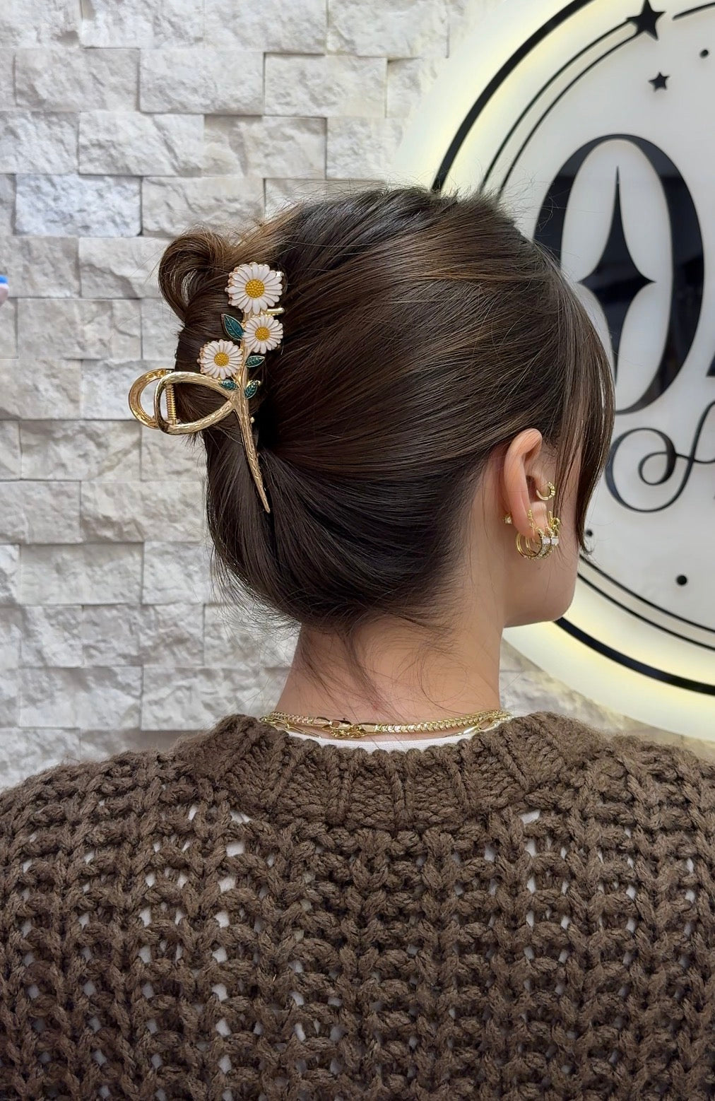 Papatyalı Metal Mandal Toka