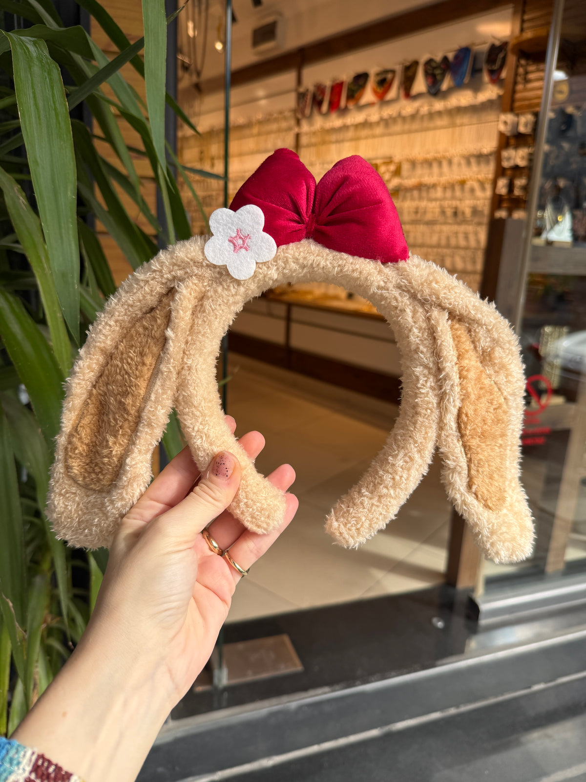 Peluş Tavşan Kulaklı Taç Toka - görsel 2