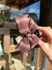 Ekoseli Dolgu Fiyonk Mandal Toka Kahve