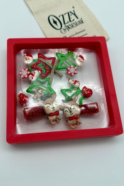 Yılbaşı Kutulu Set Toka Geyik Model