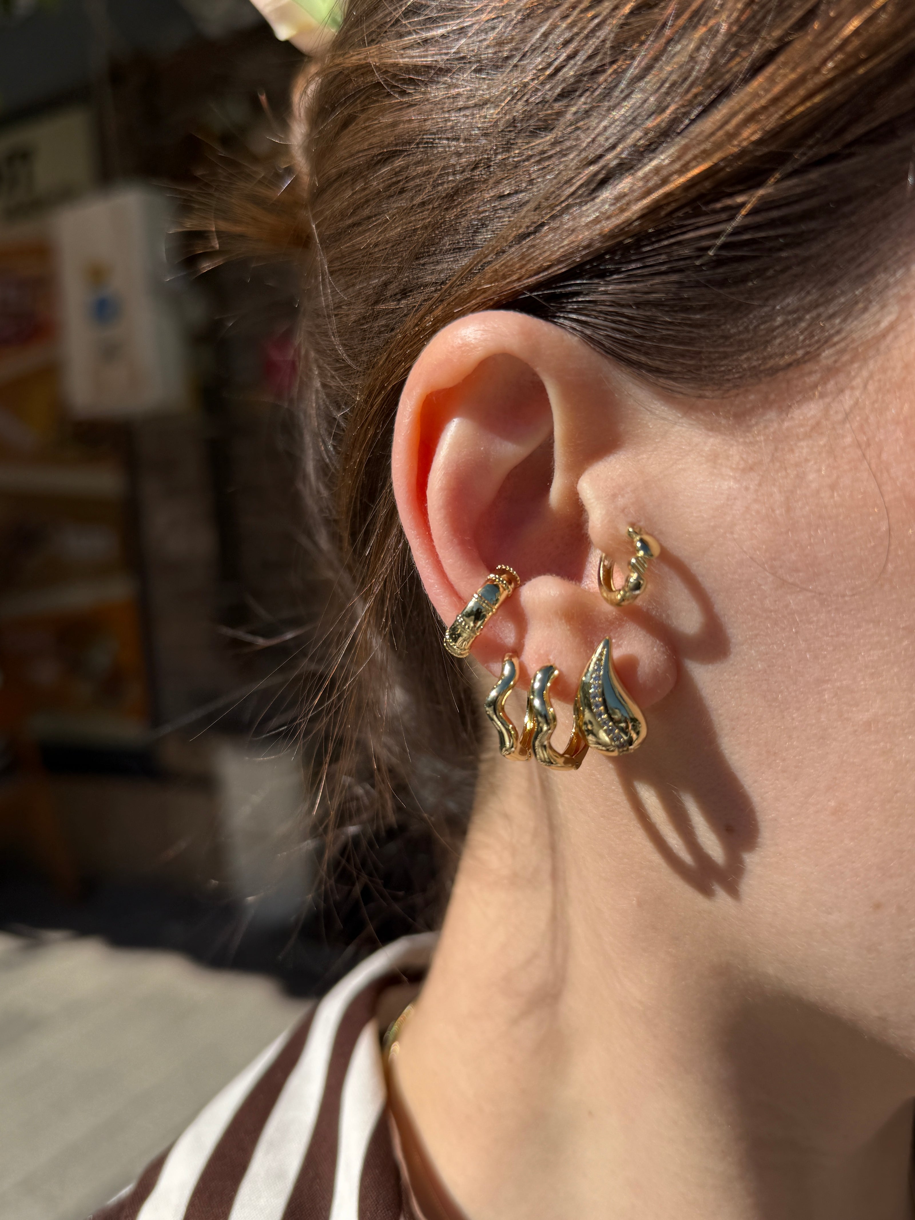 VIP Kemerli Earcuff Kıkırdak Küpe