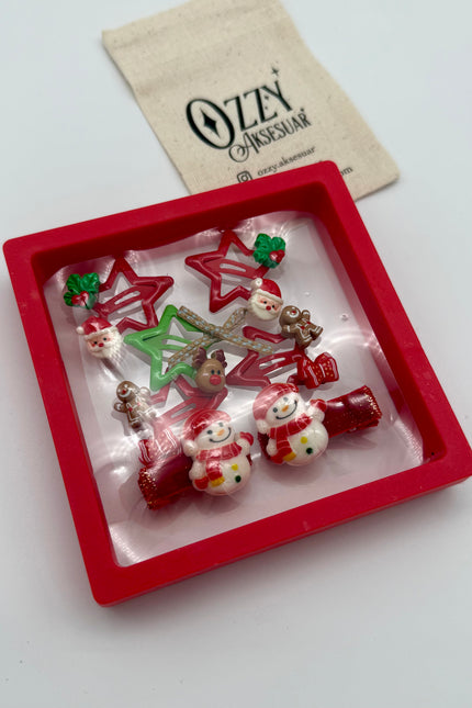 Yılbaşı Kutulu Set Toka Noel Baba Model