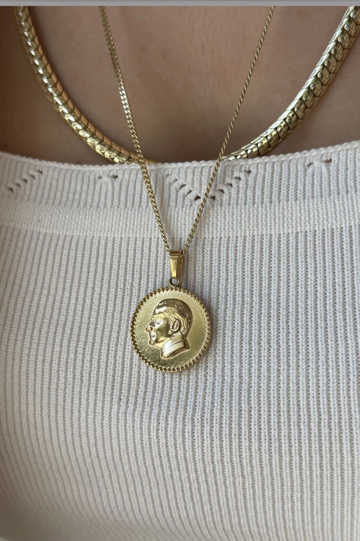 VIP Ata Kolye 60 cm 14K