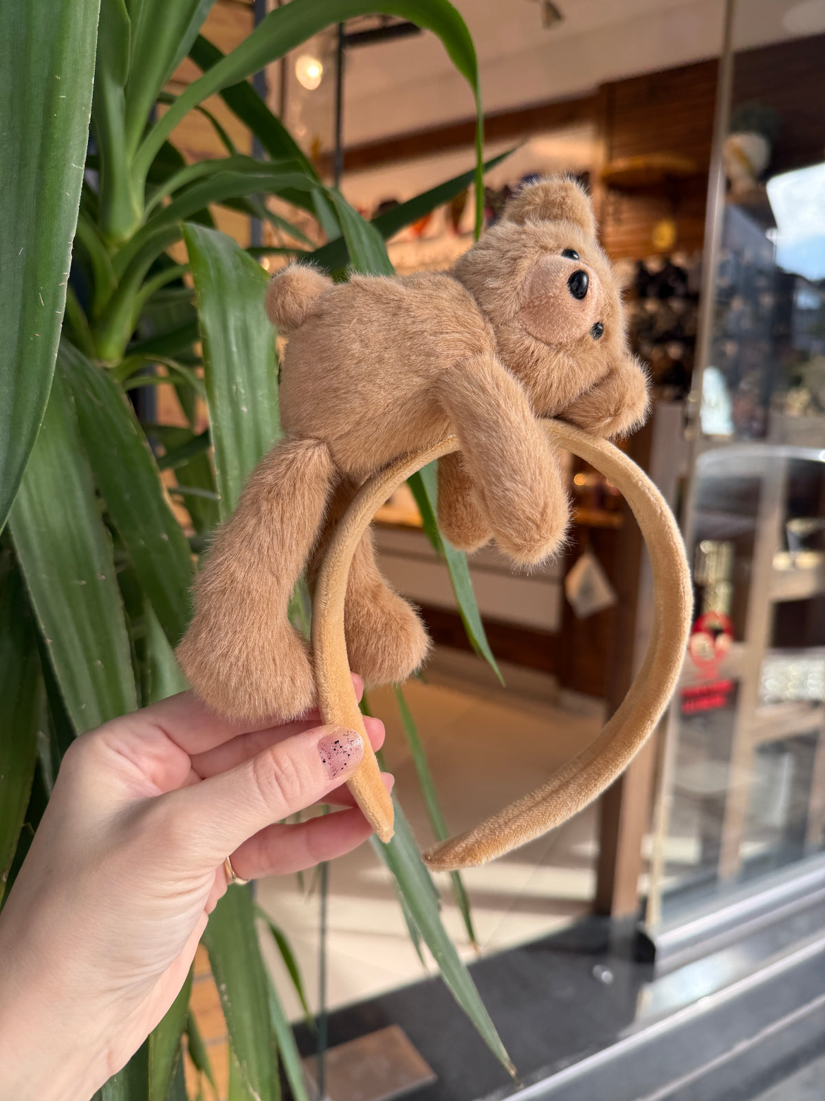 Pofuduk Ayıcıklı Peluş Taç Toka - görsel 2