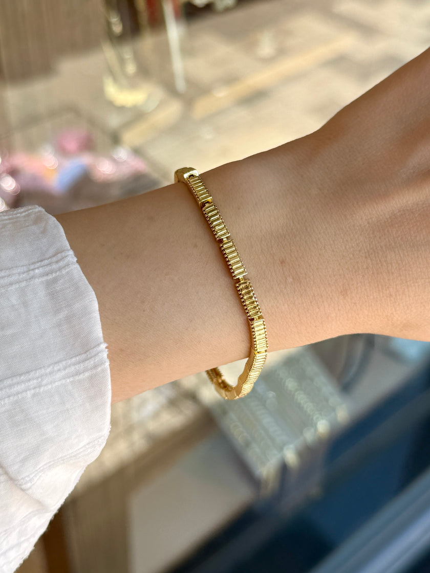 VIP Tırtıklı Ajda Bileklik 17 + 2 cm