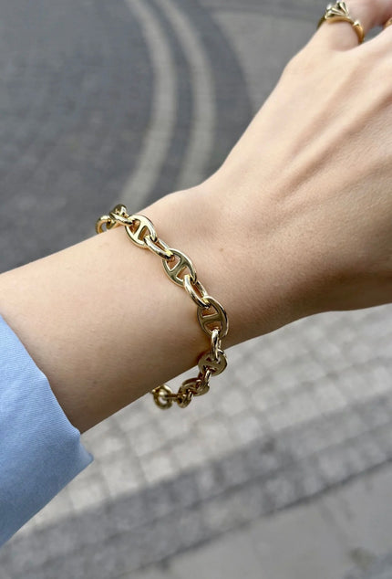 VIP Badem Model Zincir Bileklik 20 + 3 cm 14K