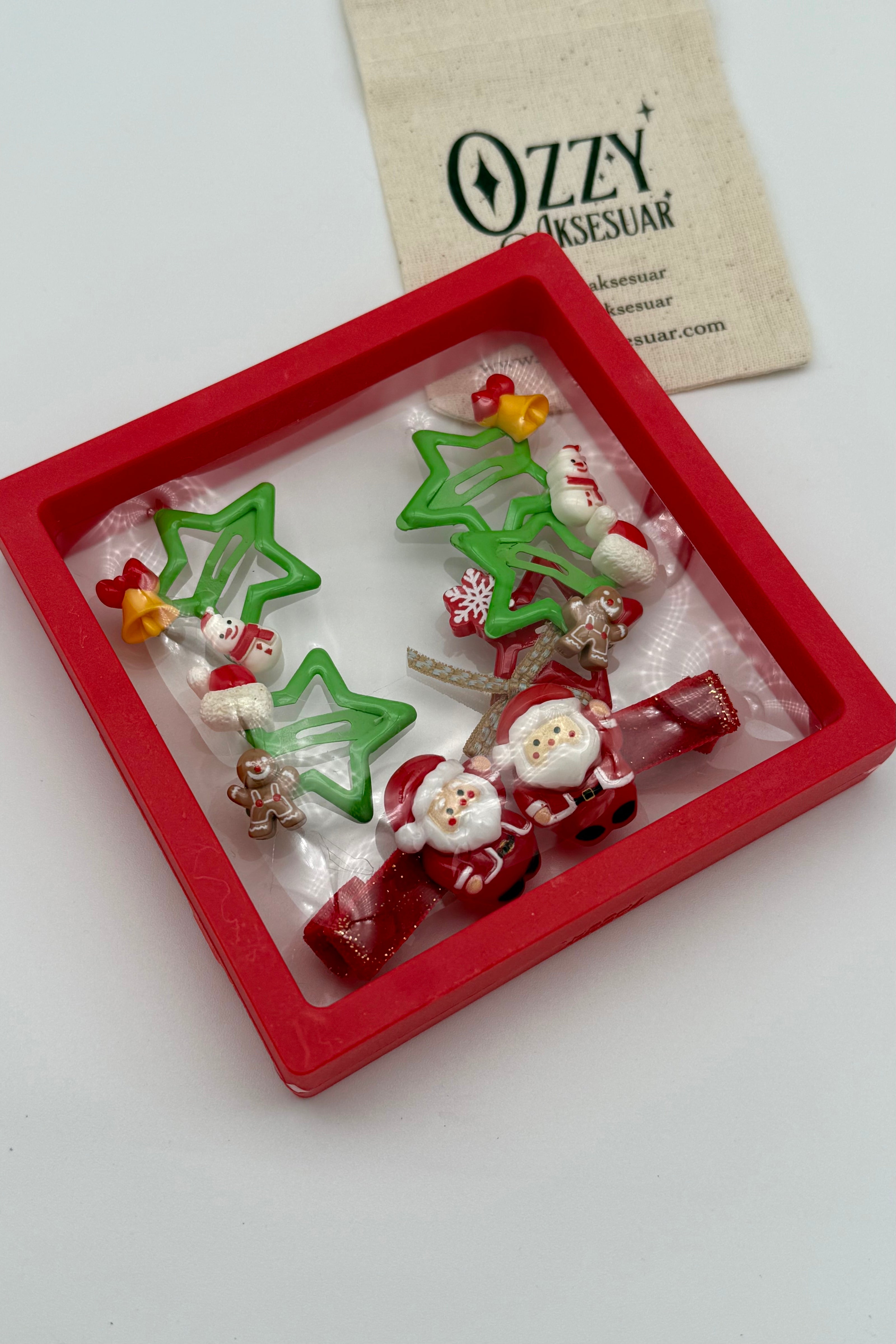 Yılbaşı Kutulu Set Toka Noel Baba Model