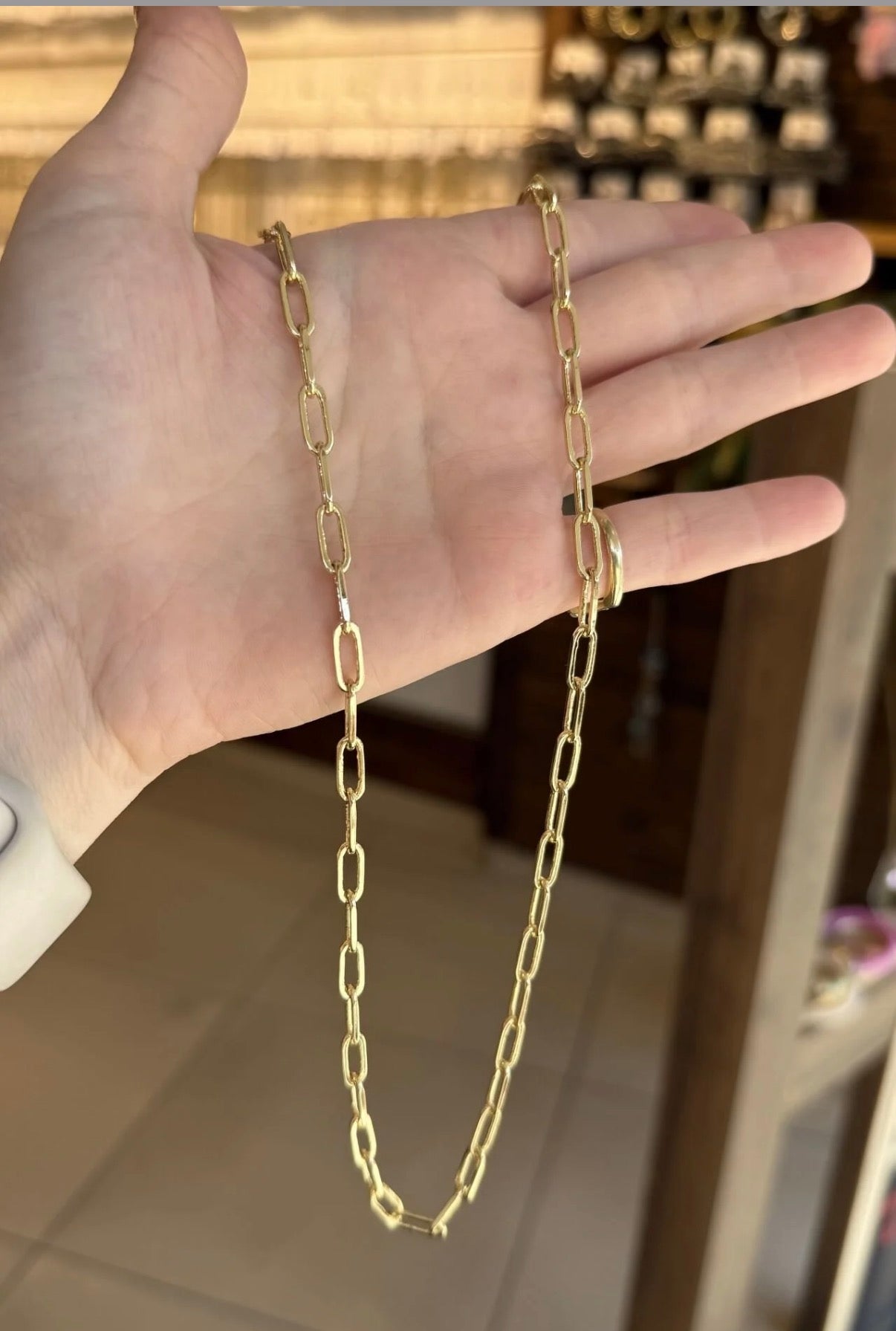 VIP Ataç Zincir Kolye 55 cm 14K