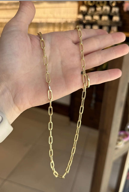 VIP Ataç Zincir Kolye 55 cm 14K