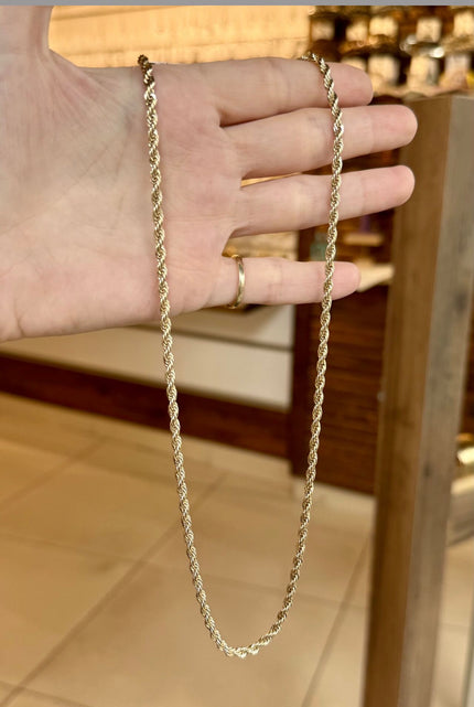 VIP Burgu Zincir Kolye 50 cm 14K