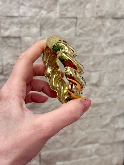 Burgu Model Yaylı Çelik Kelepçe Bileklik