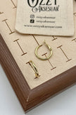 VIP İnce Sade Halka Küpe 1,5 cm 14K