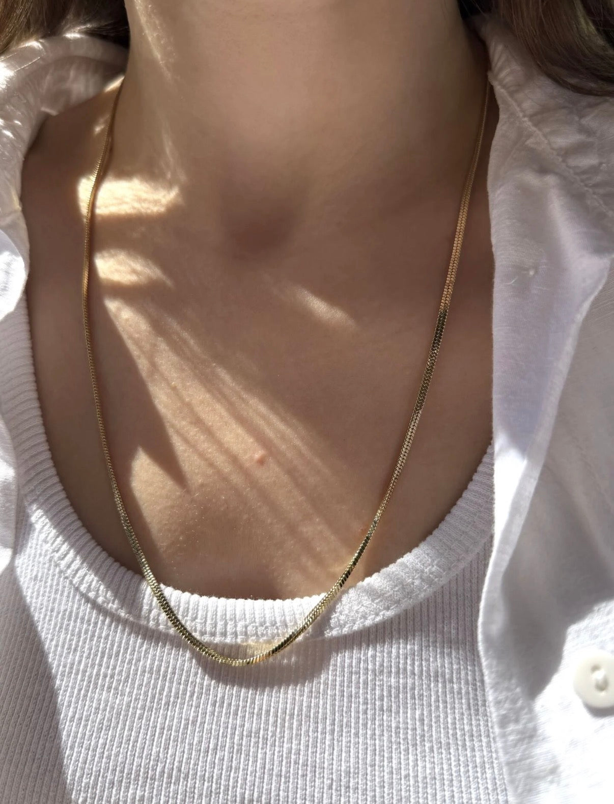 VIP Yılan Sırtı Zincir Kolye 60 cm 14K