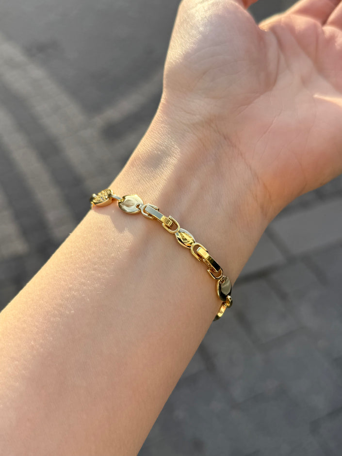 VIP Gömme Taşlı Badem Model Bileklik 17 + 2 cm