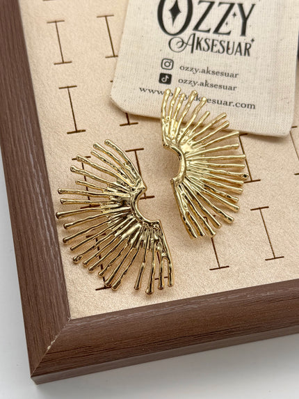 Marka Model Yelpaze Küpe