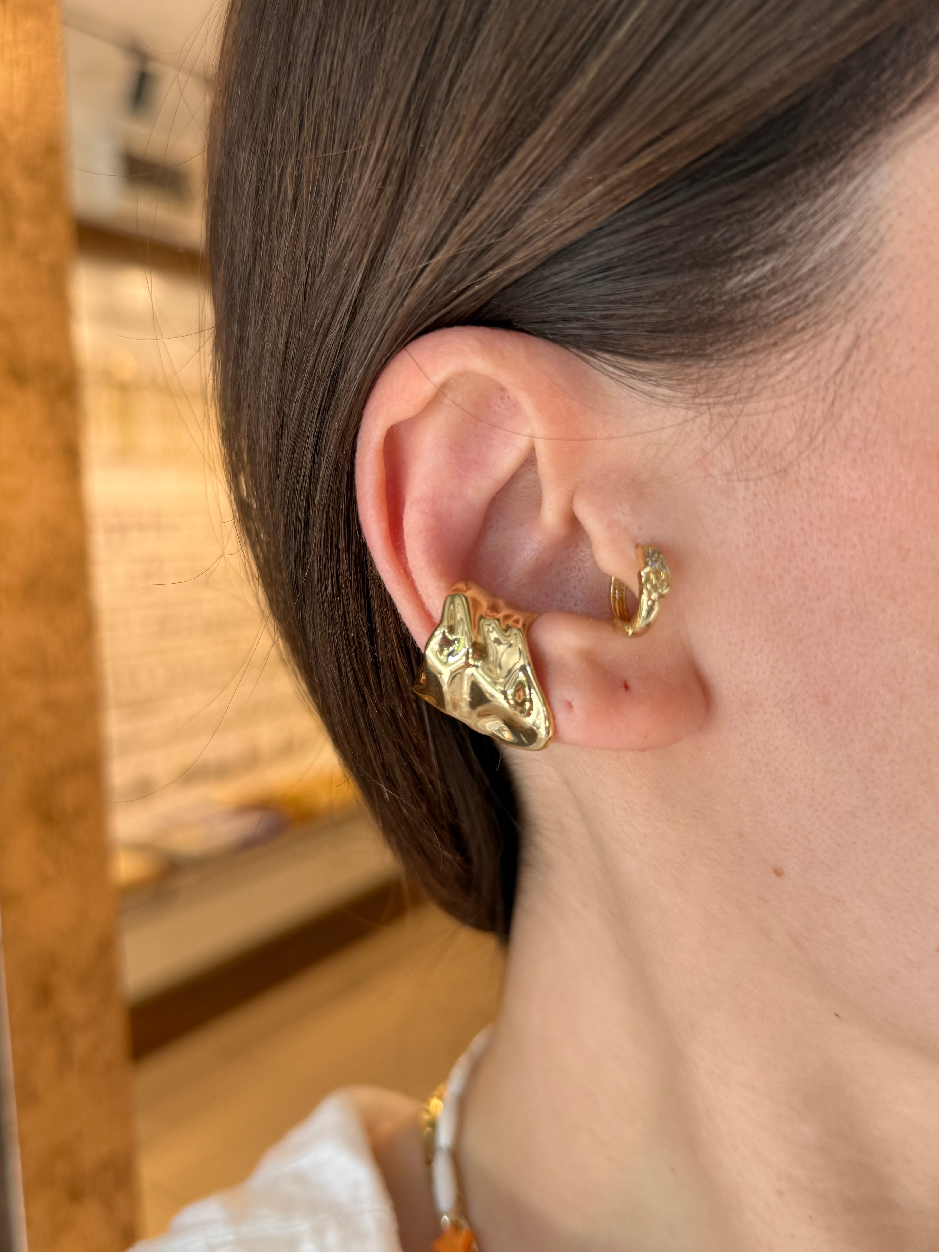 Ezme Model Earcuff Kıkırdak Küpe