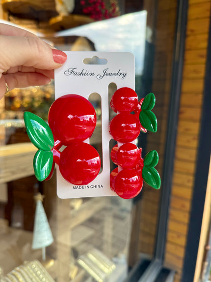 Kiraz 3'lü Set Mandal Toka