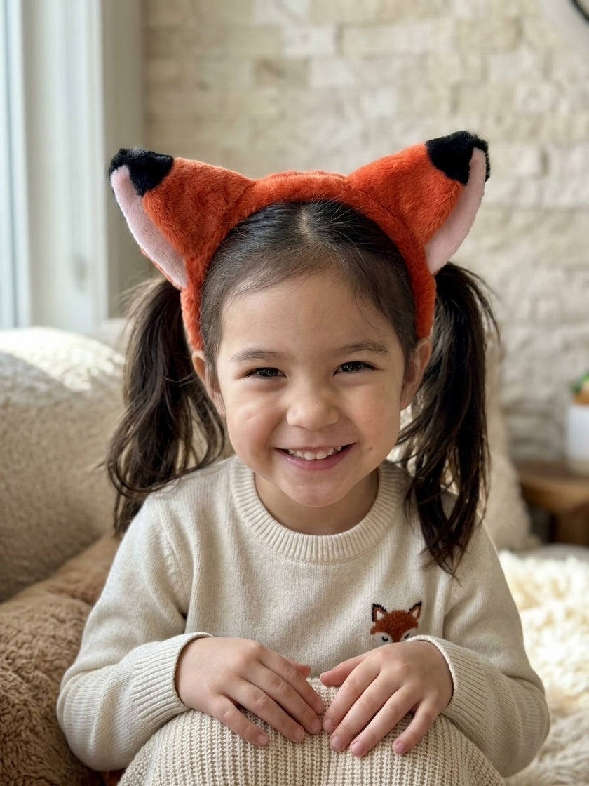 Peluş Tilki Taç Toka