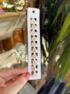 10' lu Saç Küpesi Toka Çiçek Model