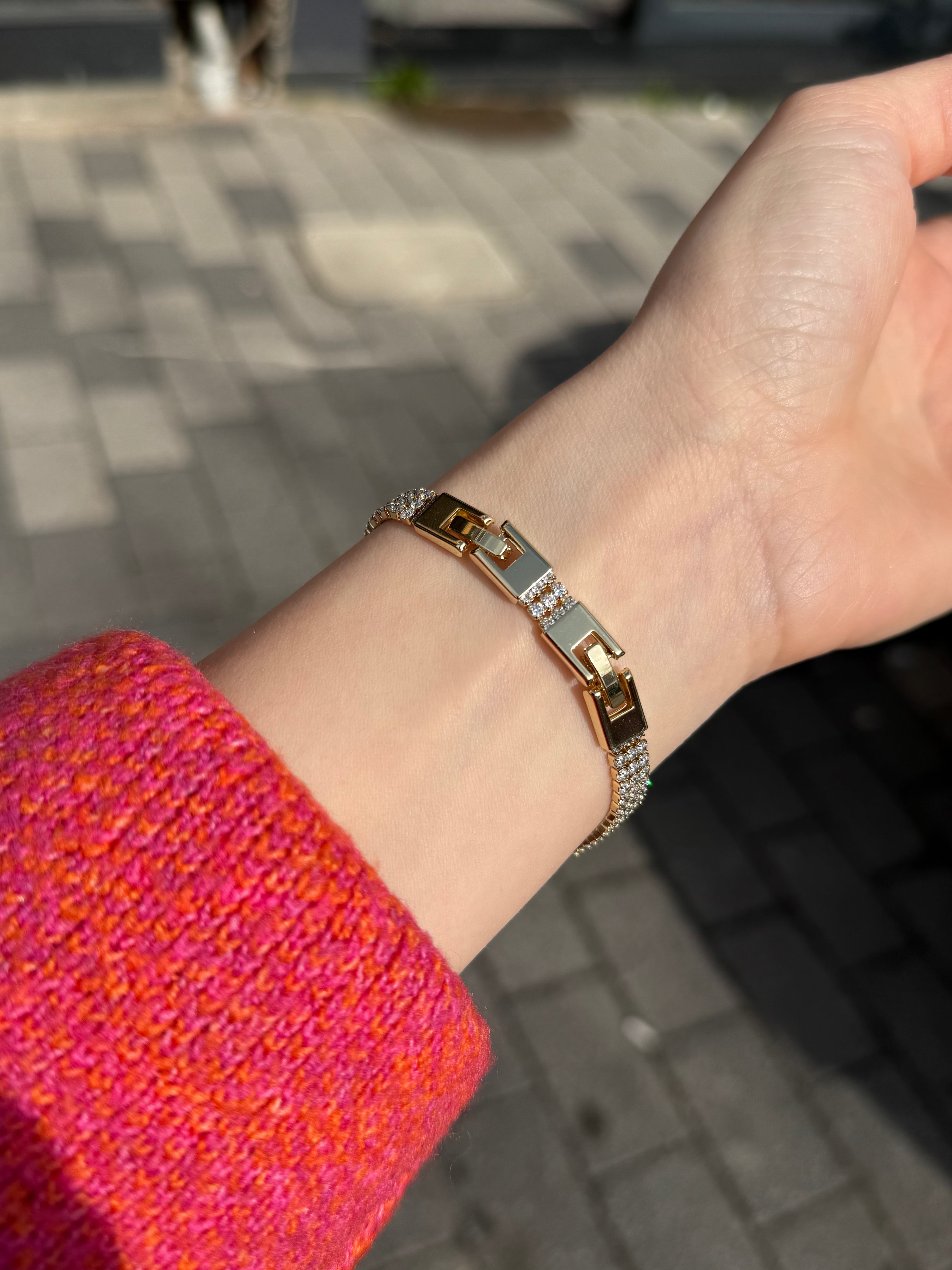 VIP 3 Sıralı Su Yolu Bileklik 16 + 3 cm