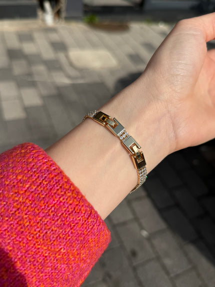 VIP 3 Sıralı Su Yolu Bileklik 16 + 3 cm